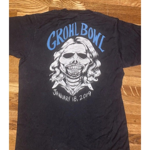 VERY RARE! Foo Fighters Grohl Bowl T-Shirt From Dave Grohl’s 50th B-day Party! - Picture 1 of 5